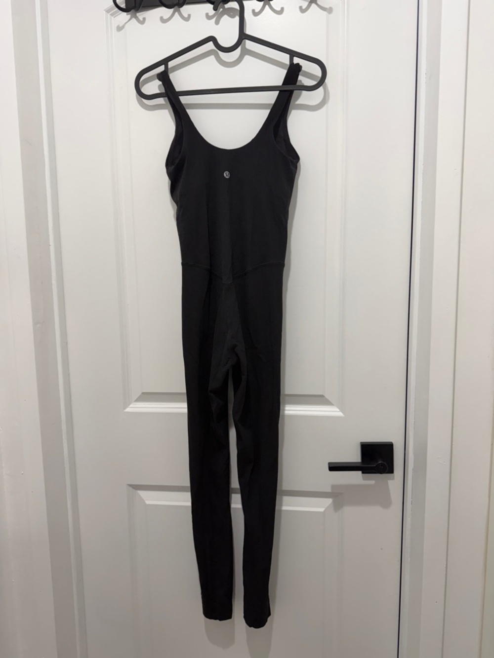 lululemon Black Jumpsuit - ribbed material - size 2